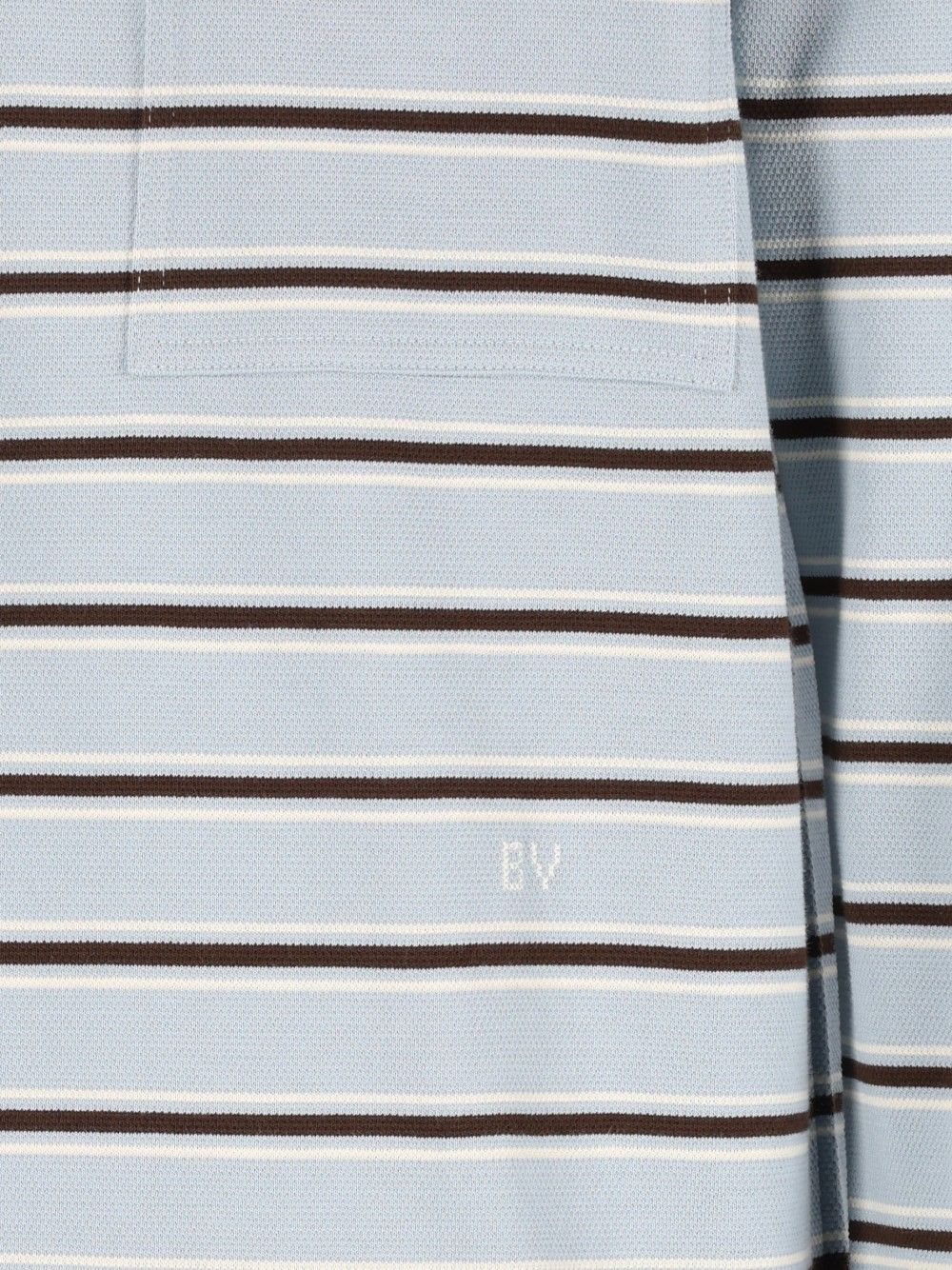 Bottega Veneta Striped Polo shirt - Light blue | 403079bc12db99789fbe2dcd4074c94510cb5b19