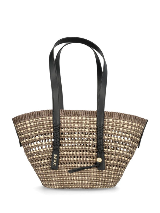 The Braid Basket Bag Shoulder Bags Brown