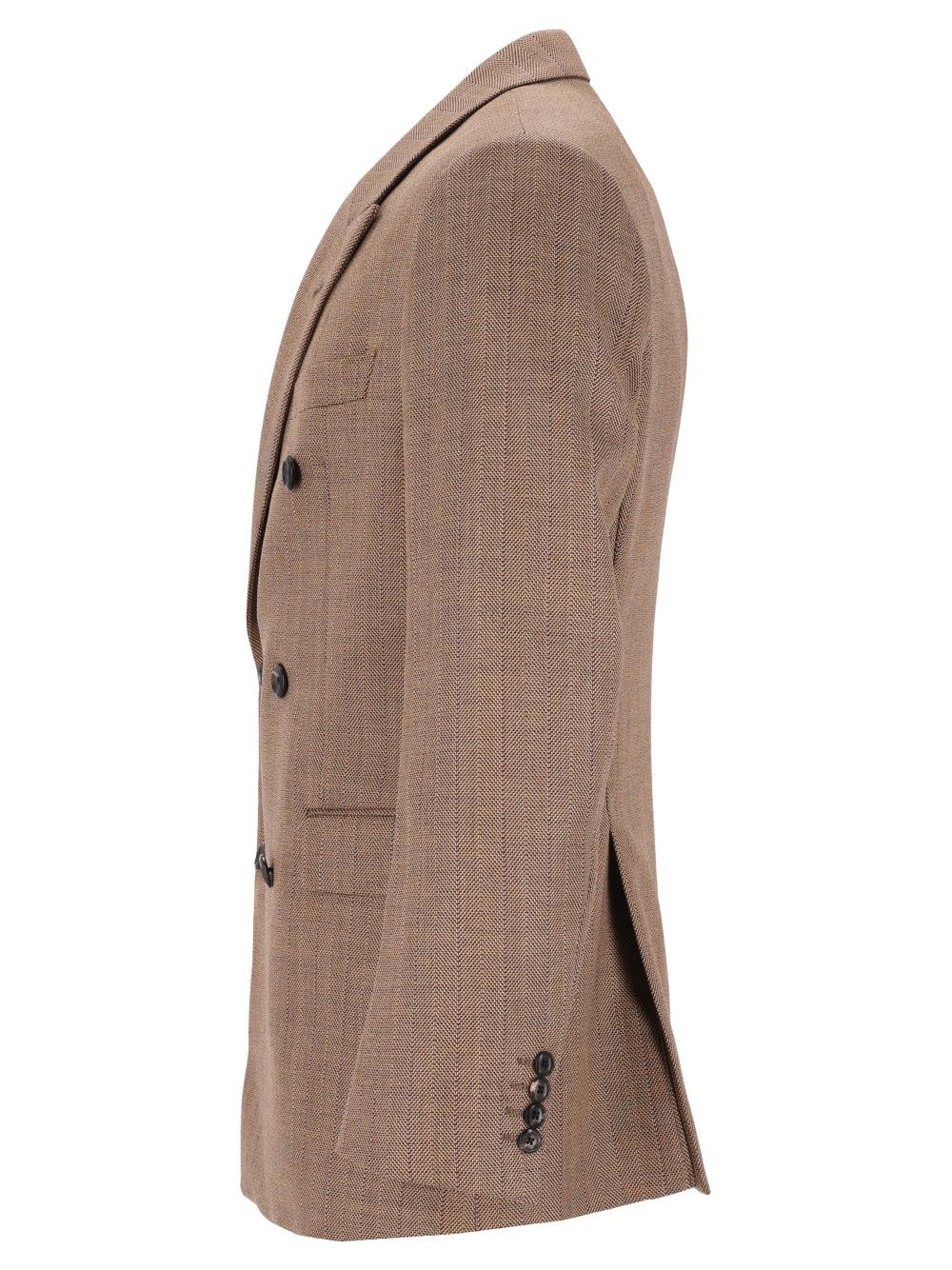 Emporio Armani Lined Blazer Jackets - Beige | 98c2bb49f3cee02cedf90d72e8e611c3df56517c