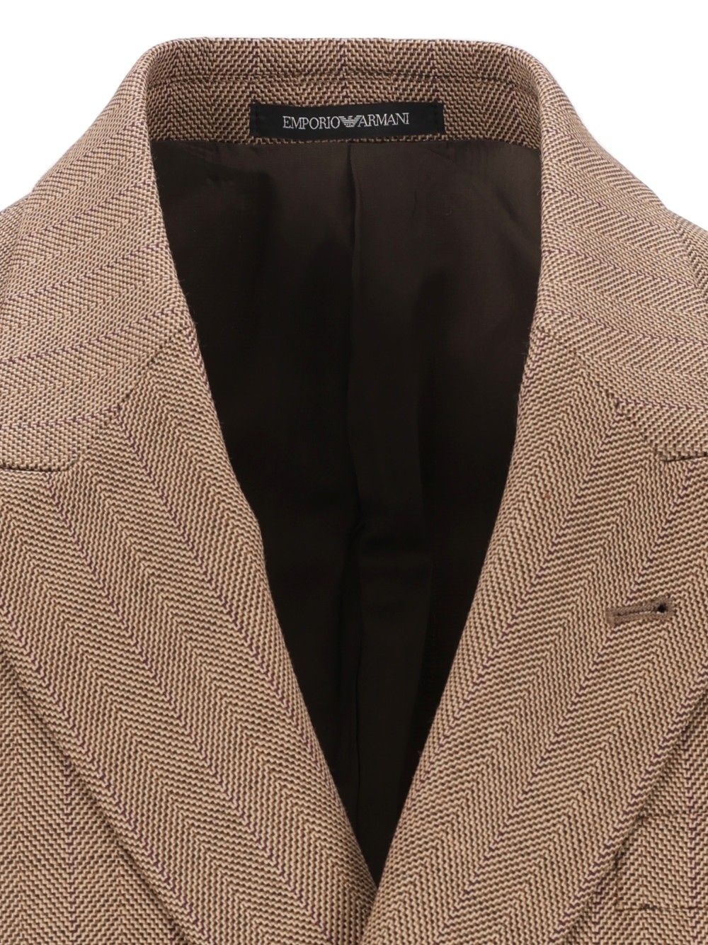 Emporio Armani Lined Blazer Jackets - Beige | c348ab3966262d74ffe22e8341ca98caa9d0f785
