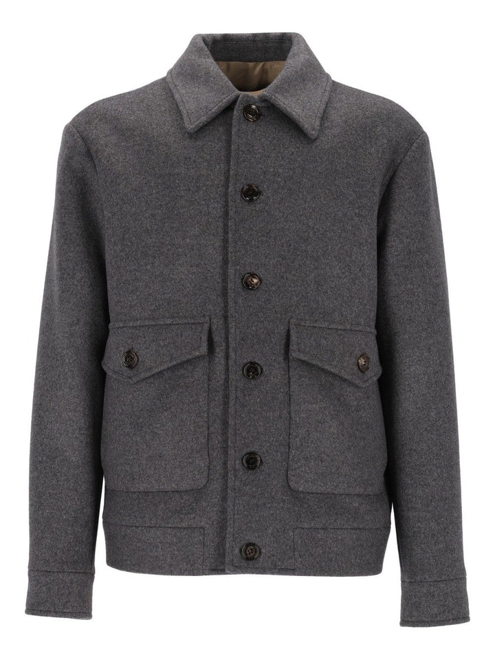 Valentino Garavani Caban Jackets - Grey | c5f207eef39ca490e90923bba6c5f920d4a0a61f
