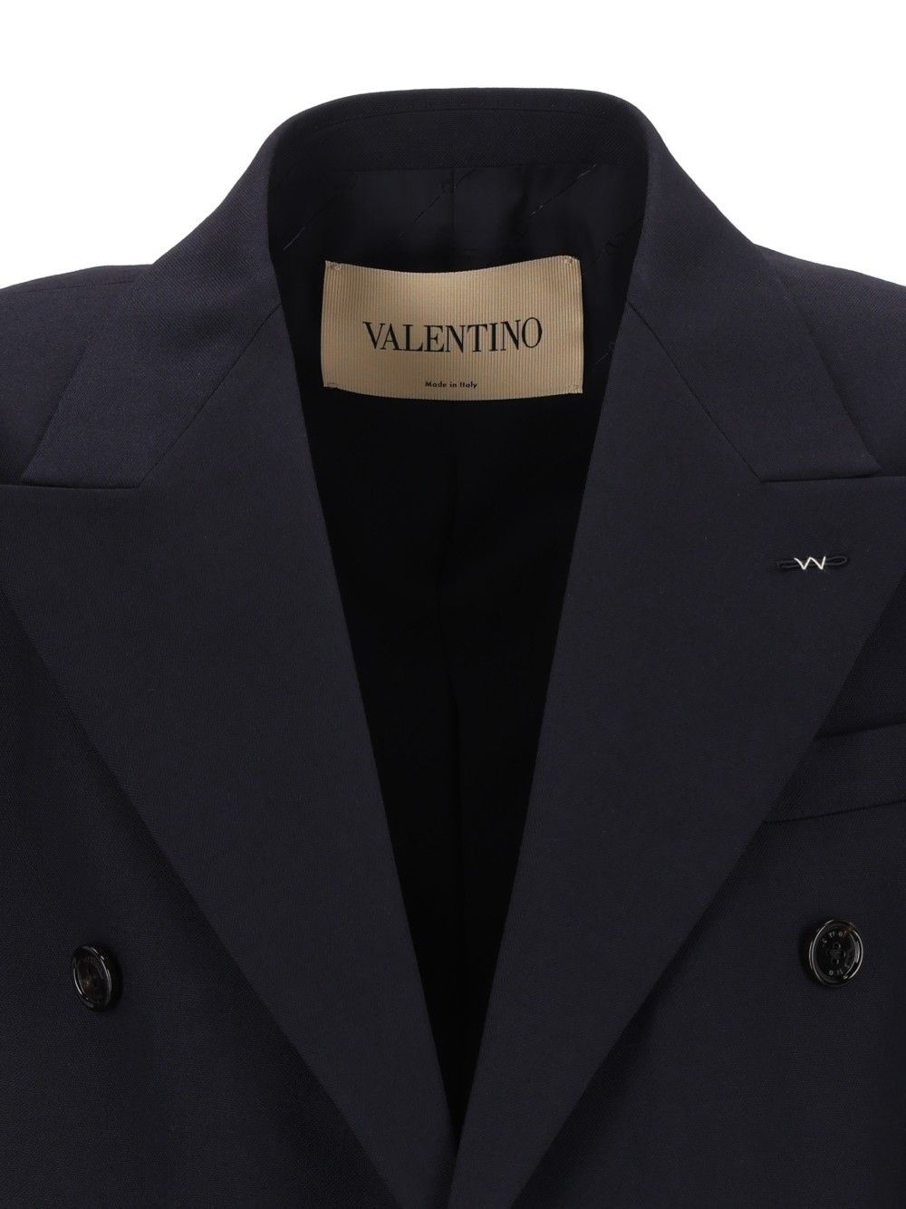 Valentino Garavani Double-Breasted Jacket Jackets - Blue | db07c32308c87fea4397c221e856bbd310269f2d