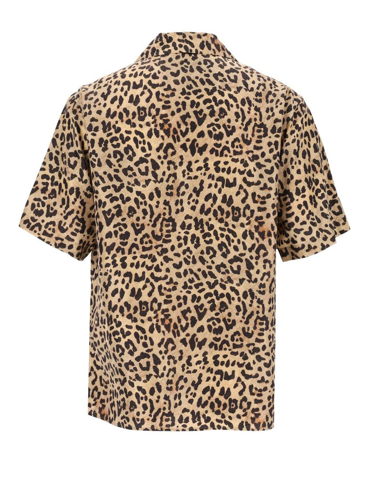 Valentino Garavani Silk Bowling Shirt Shirts - Animalier | 3ca310aed775031a7775331745c0a0af15e85219