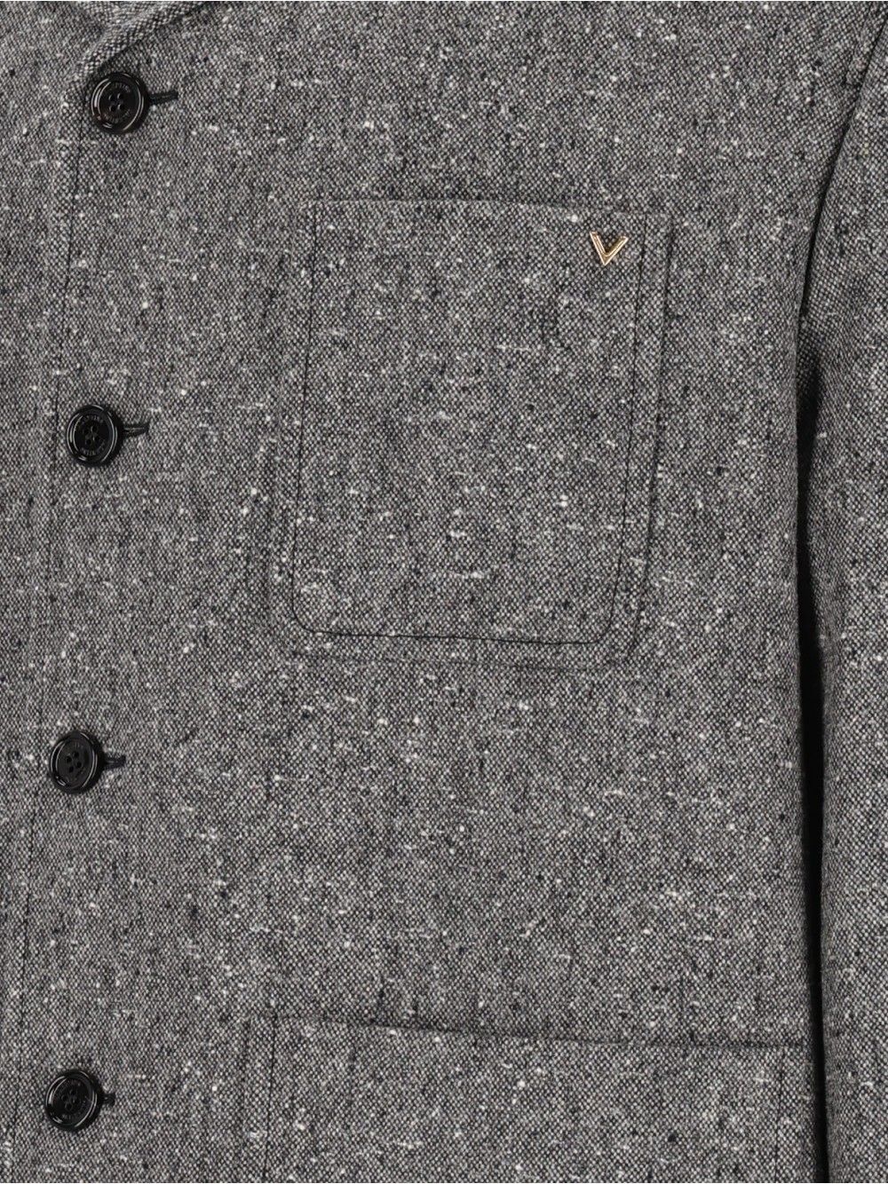 Valentino Garavani Shirt Jacket Jackets - Grey | cde74a70b85a2e3d456bc912c87492305b3a547f