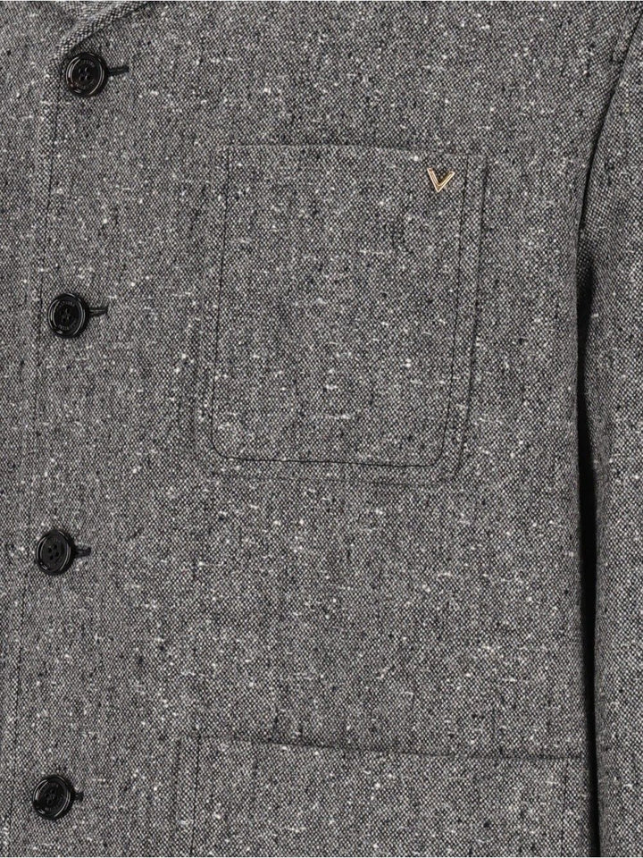 Valentino Garavani Shirt Jacket Jackets - Grey | cde74a70b85a2e3d456bc912c87492305b3a547f