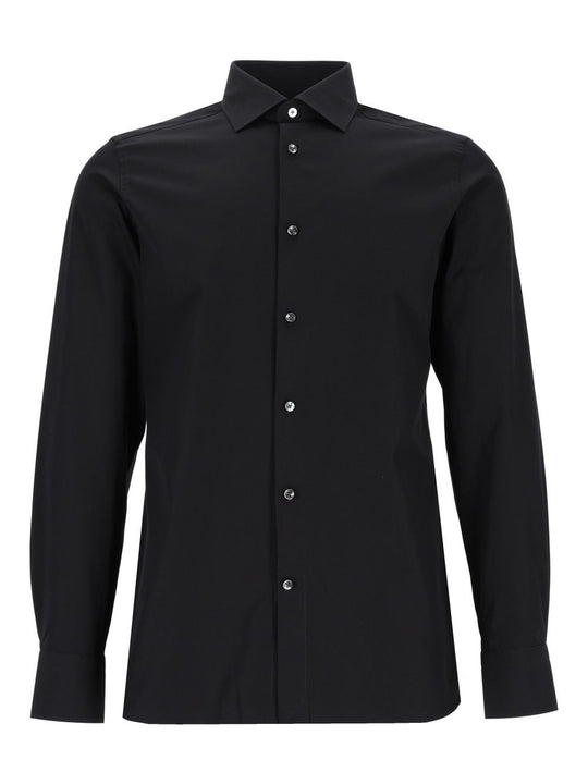 Trofeo Cotton Shirt Shirts Black