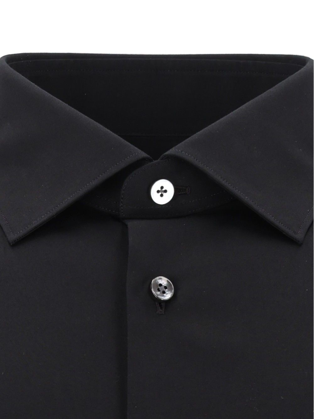 Ermenegildo Zegna Trofeo Cotton Shirt Shirts - Black | 89c507cc188910b5c4b1946e719af5245b2f269a