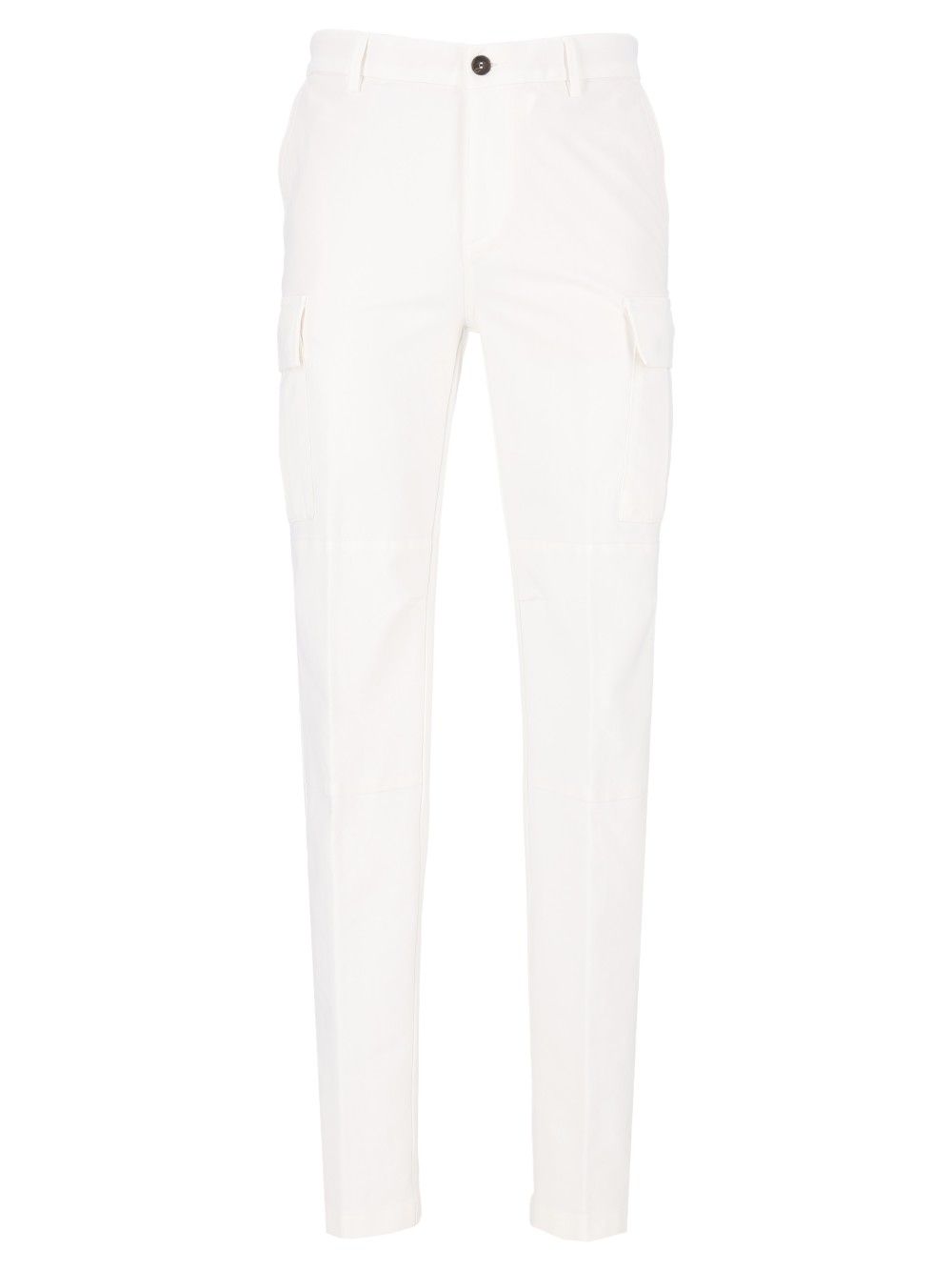 Eleventy Cargo Pants Trousers - White | 7e99fd0bf6dfb2641f7d6c47748c0aa3a2c3cebc