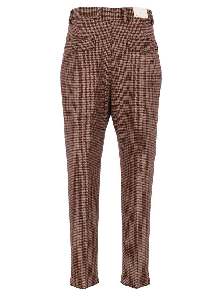 Eleventy Pleated Pants Trousers - Brown | 7c91c2d5a7df76a27de155d8491320bf6b6b61e2