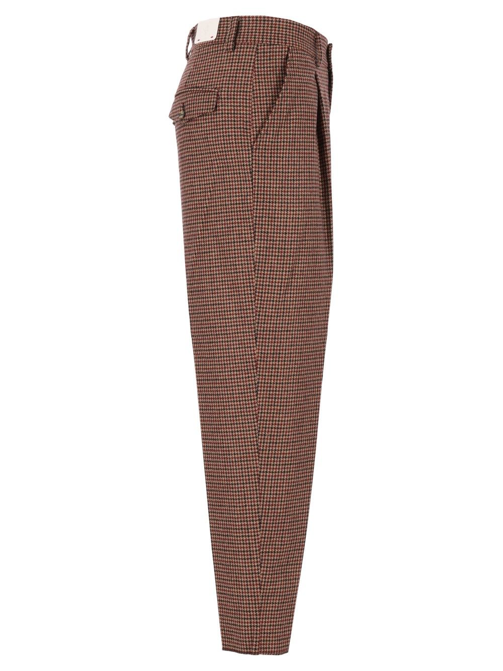 Eleventy Pleated Pants Trousers - Brown | 7740642c3b094cb7b0b9b85f09e0c2fc5a02b7a5
