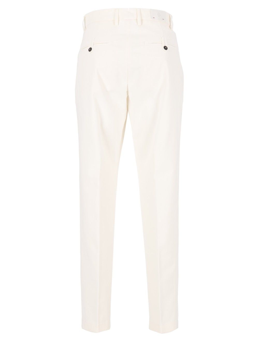Eleventy Pantalone Over Pences Trousers - White | 0a6ad103d1192a560f13bc3ac1f73d488596348c