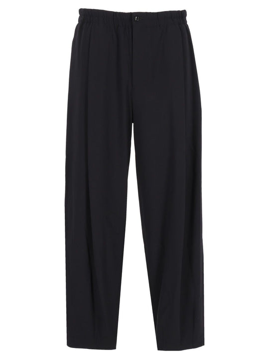 Single-Pleated Trousers Blue