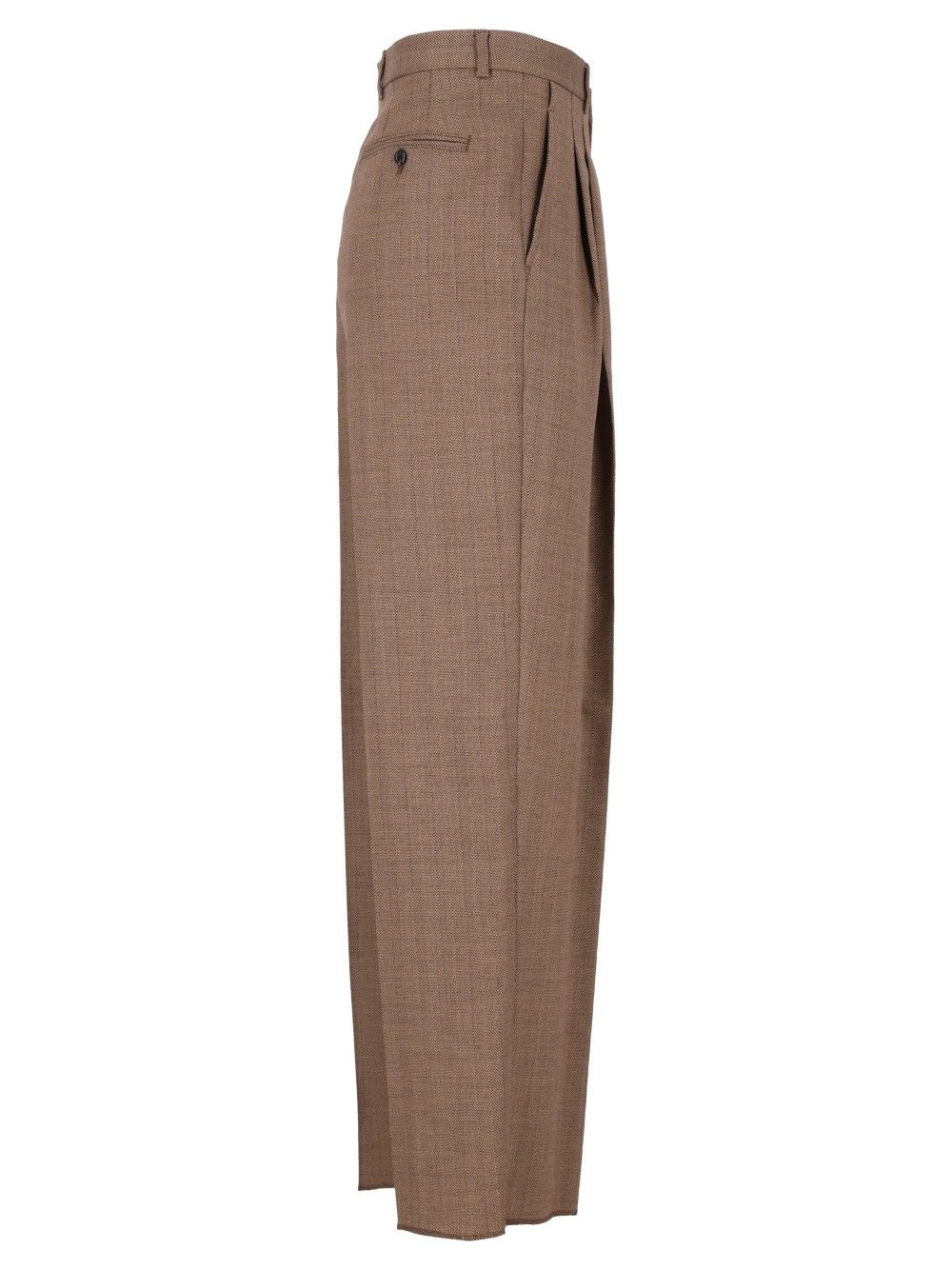 Emporio Armani Baggy Trousers - Beige | 015e36115122d1a0c765d9427be6c2bdea592f6f