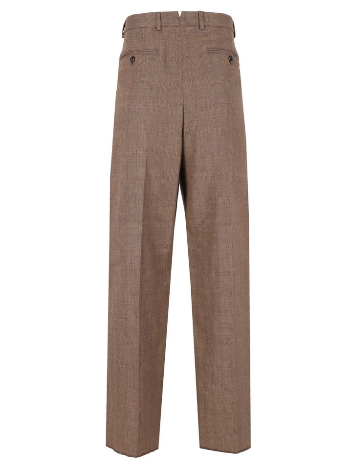 Emporio Armani Baggy Trousers - Beige | e436c6af0d0bb2c048b7715bfb78858cdd37227b