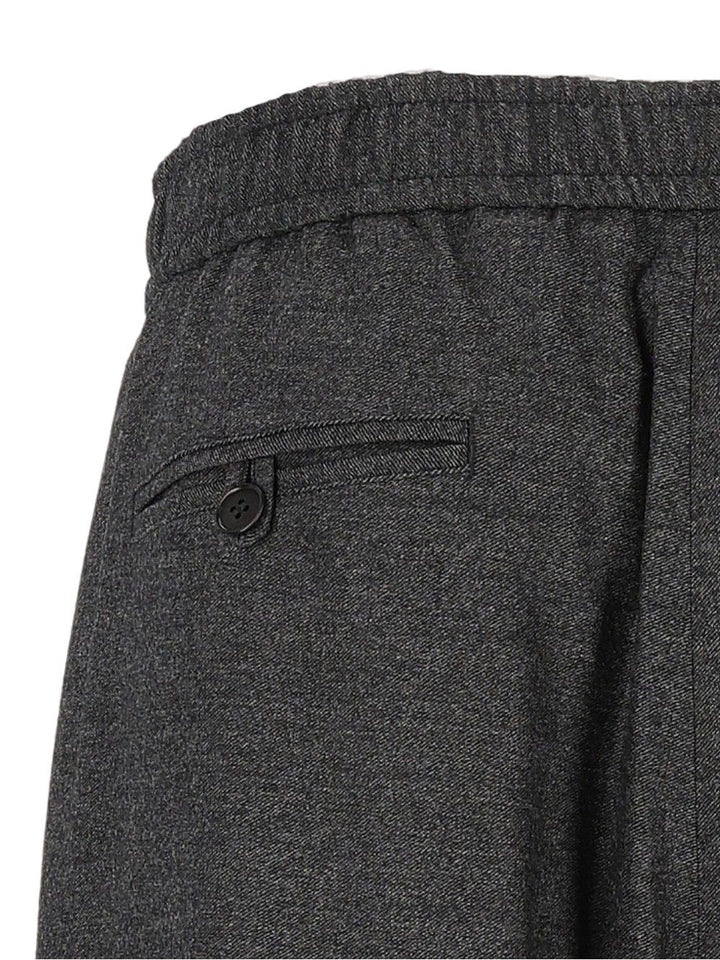 Giorgio Armani Oversized Denim-Effect Virgin Wool And Cashmere Trousers - Grey | 627dc5dfd87a345354d9a71c0d700a7989b11301