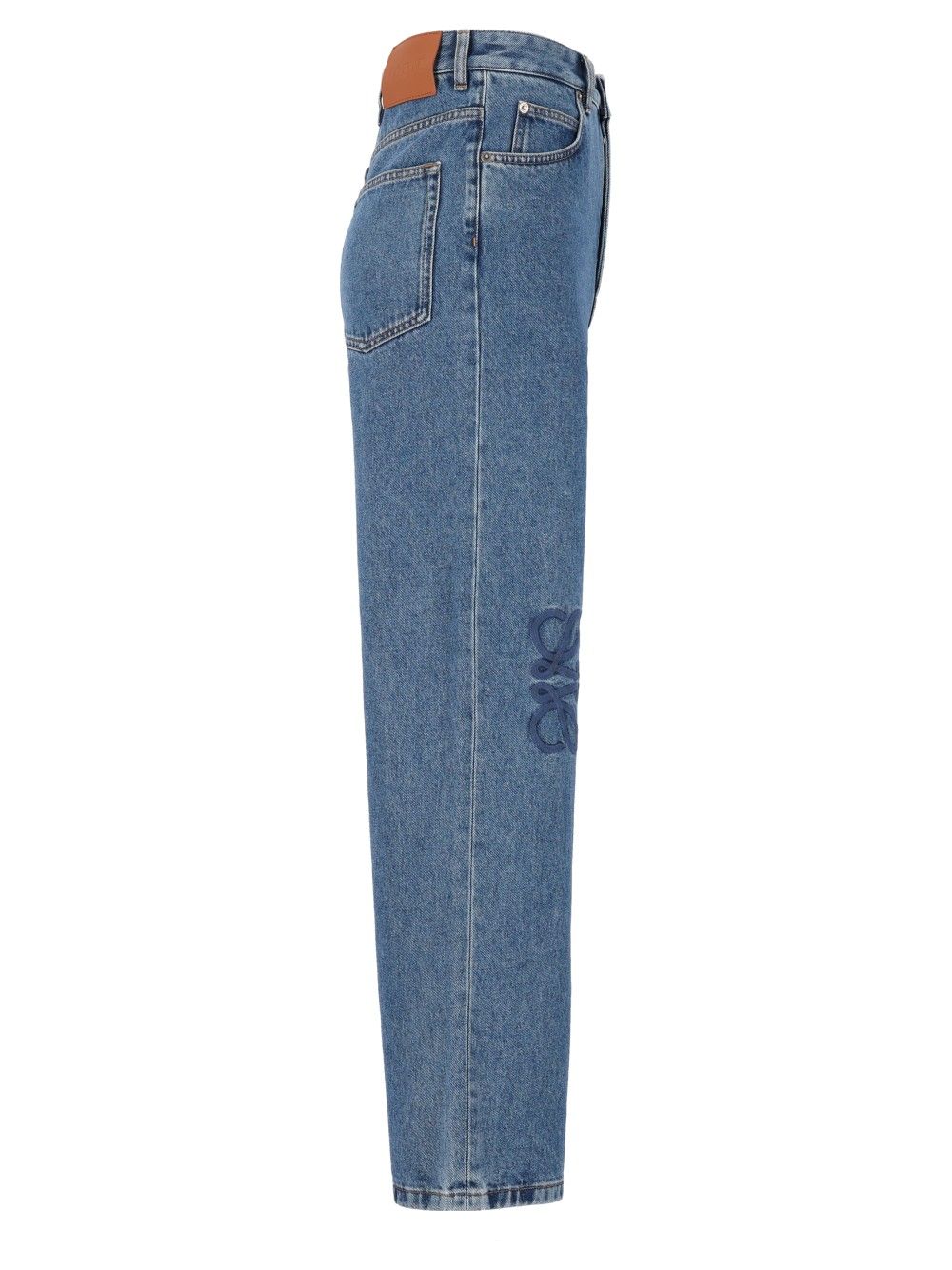 Loewe Anagram Baggy Denim Jeans - Blue | fd3cb9b241e6e63fb943d3eae0403b713e609559
