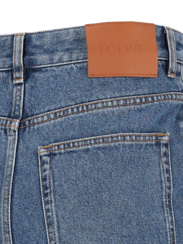 Loewe Anagram Baggy Denim Jeans - Blue | f043edafd133a27d6908bf8a666710f15300830e