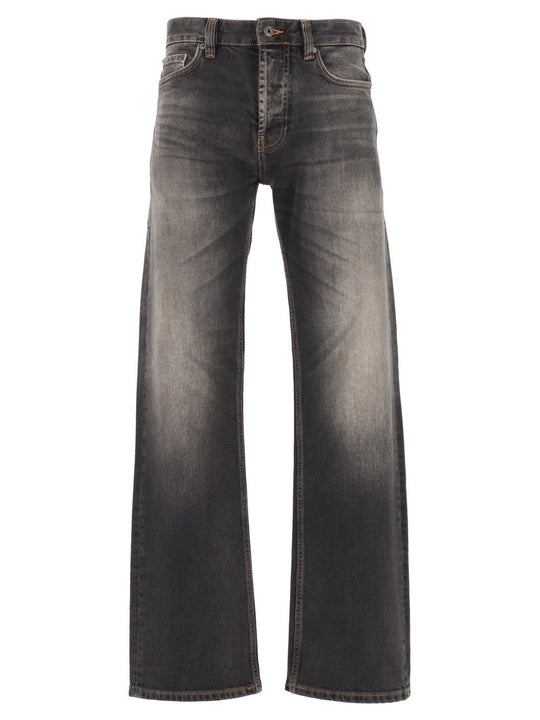 Jean Oversize 5 Poches En Denim Jeans Grey