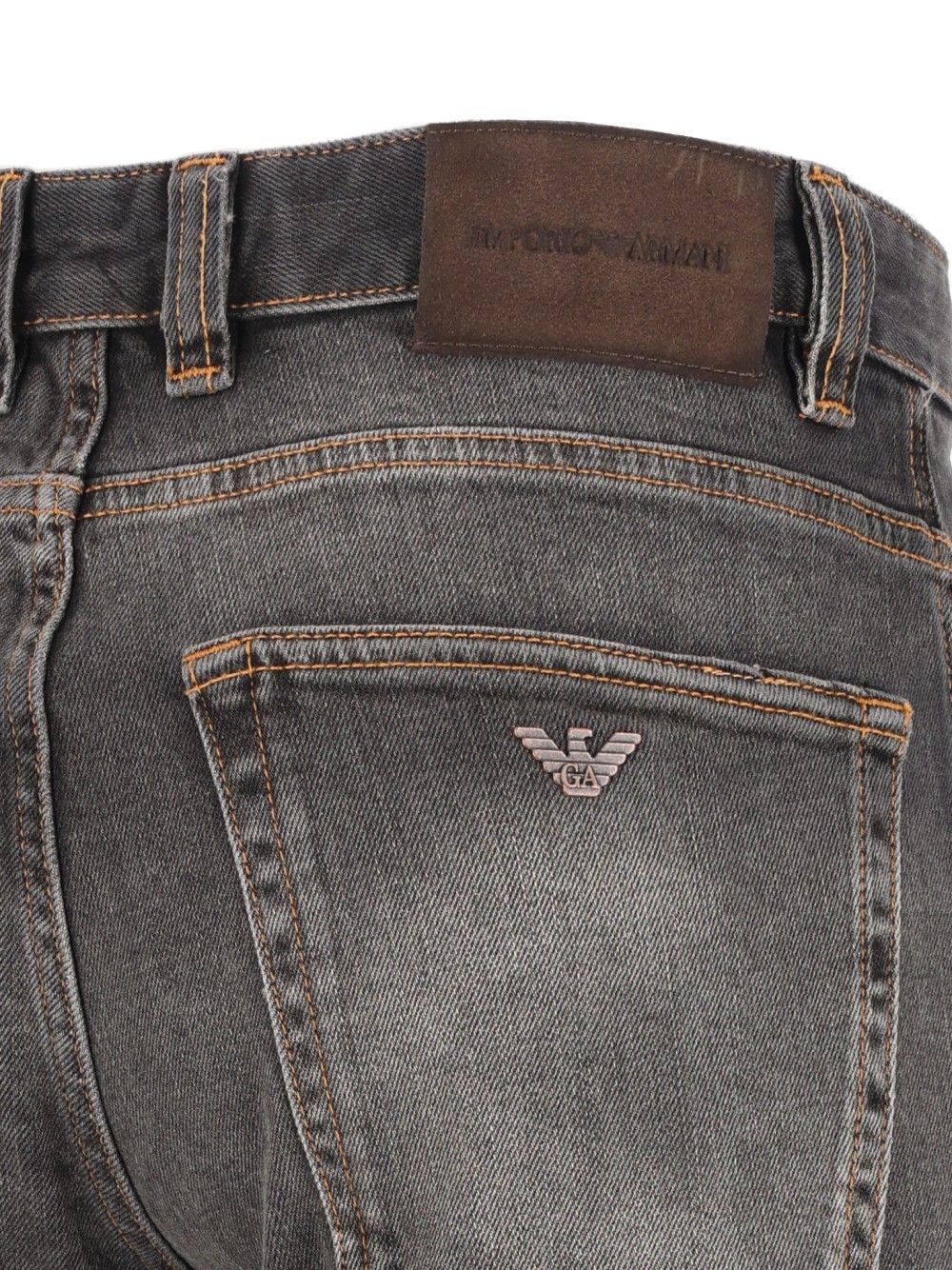 Emporio Armani Jean Oversize 5 Poches En Denim Jeans - Grey | 9e122be1faf3683aa5dcfde2b58975b6a8e979f8