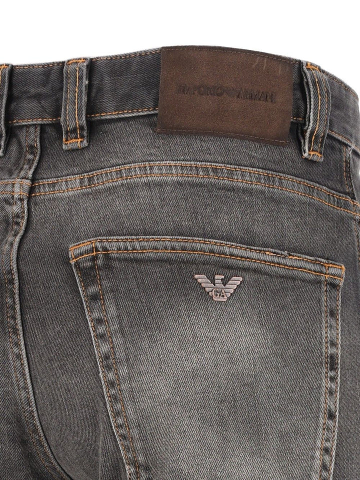 Emporio Armani Jean Oversize 5 Poches En Denim Jeans - Grey | 9e122be1faf3683aa5dcfde2b58975b6a8e979f8