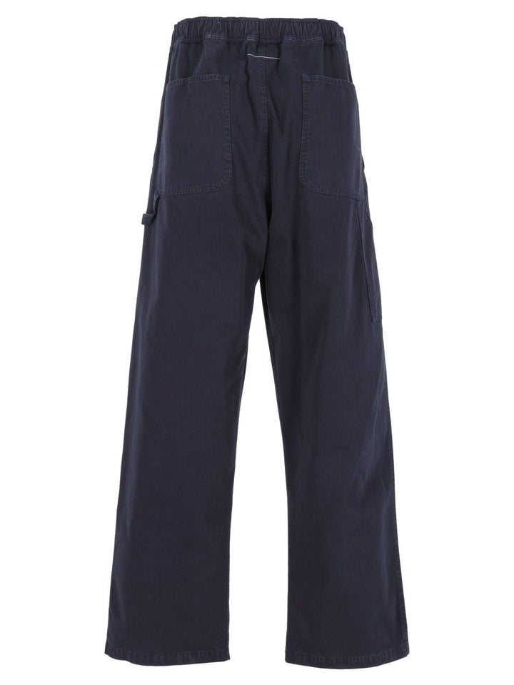 Mm6 Maison Margiela Cotton Twill Trousers - Blue | 54294ddb883768a9d450c0d7456a80debfe12175