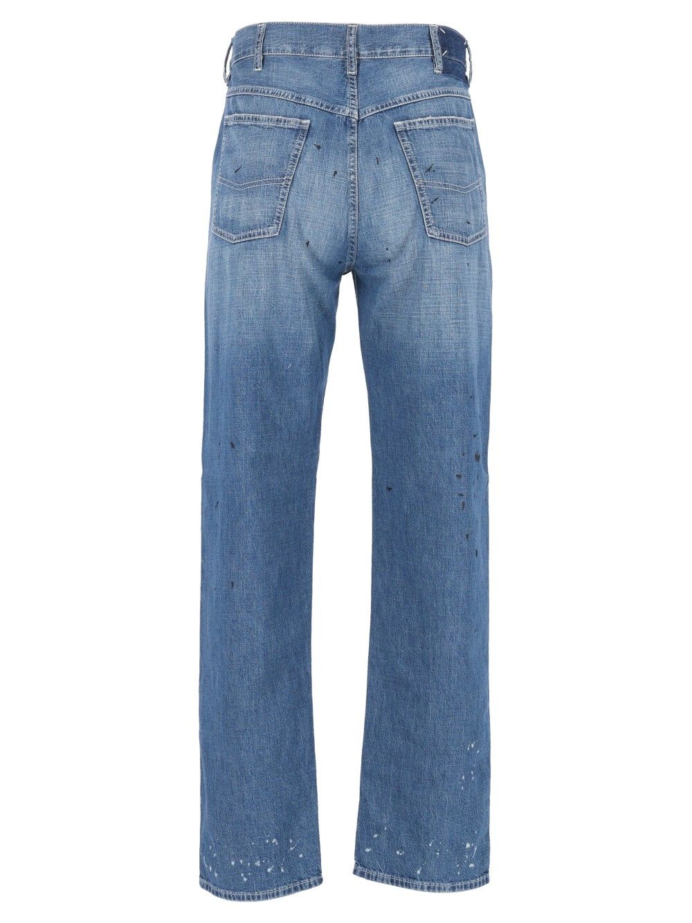 Maison Margiela Stained Denim Trousers Jeans - Light blue | 7ce0b9b7d08611cb0dce8a962327df26ba239f64