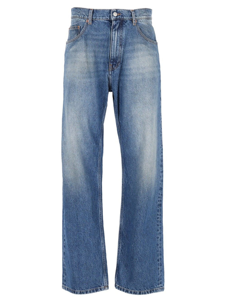 Mm6 Maison Margiela Straight Leg Jeans - Blue | 51d52b0572de2d640f6ce30b9725ee3fdacca907