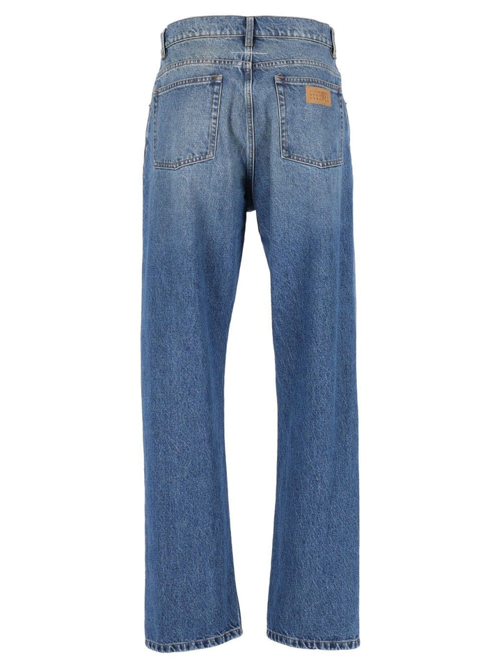 Mm6 Maison Margiela Straight Leg Jeans - Blue | cebee75b30b62f74269b86103cc5e6106beb0da9