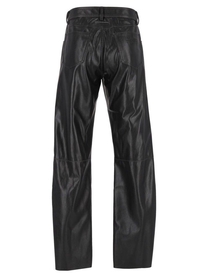 Mm6 Maison Margiela Five-Pocket Trousers Jeans - Black | 9c39e4951db74c5f3da5c925e4e3208d23b57efe