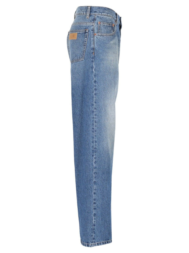Mm6 Maison Margiela Straight Leg Jeans - Blue | a3cc86962ec16bad4441e192aa2a04e87277124b