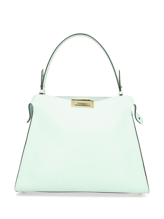 Fendi Way Medium Bag Shoulder Bags Light Blue