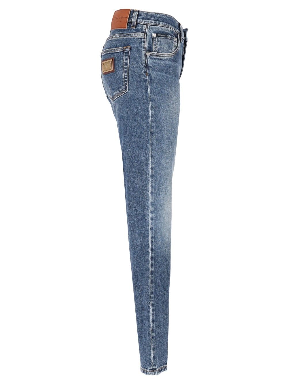 Dolce & Gabbana Slim Fit Jeans - Blue | 3e7a64cfd45e3b8f5d050d6dd1601969fbe74f60