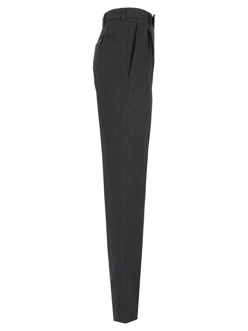 Saint Laurent Tapered Trousers - Grey | 918632106b7b9a43c5d9048759a2c55d876e5819