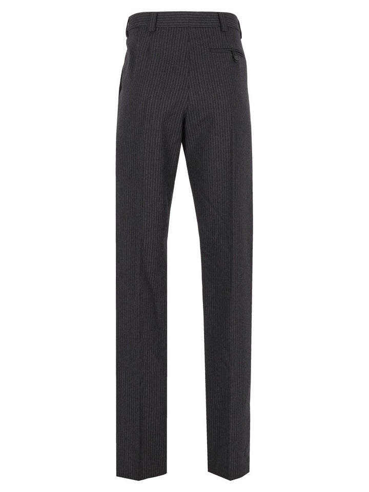 Saint Laurent Tapered Trousers - Grey | c4224dba3358ea777ba56028b78d2cd0a7be1ea3