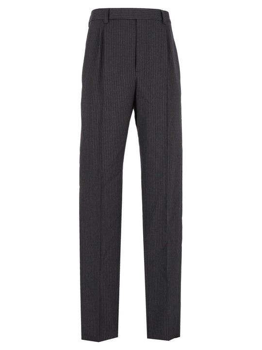 Tapered Trousers Grey