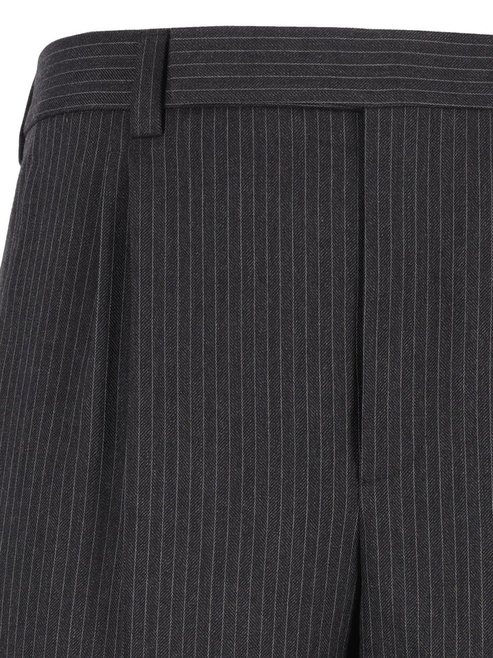Saint Laurent Tapered Trousers - Grey | 5e91413c58bba3da1dd19e8b1613d3e6eb7362c7