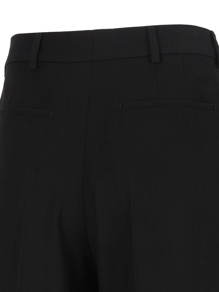 Saint Laurent Flowing Trousers - Black | 202de30ce2f8d1880c7b09d45291adde70e7667a