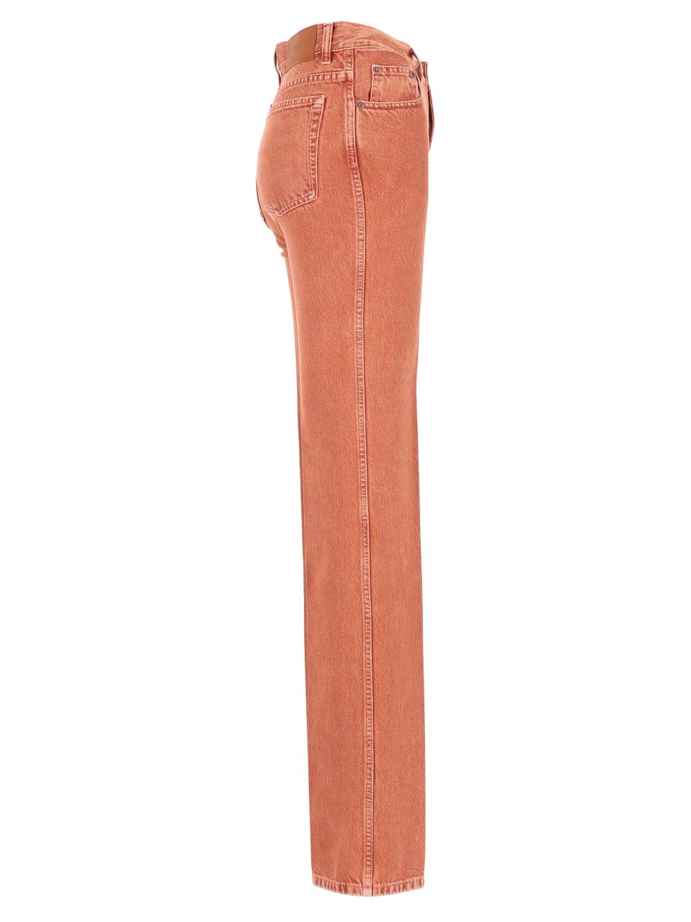 Chloe' High-Waisted, Straight-Leg Jeans - Brown | 21c02704fbcc9ec5821accb262832f9d680fb592