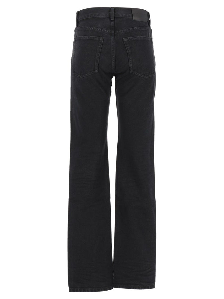 Saint Laurent Straight Jeans - Black | 8775b6d633ee77a1092380b7a3f48797ed53d7e3