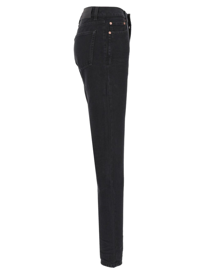 Saint Laurent Straight Jeans - Black | 4e28b91b62a5e123cb38e1e814403fd67e6e6442