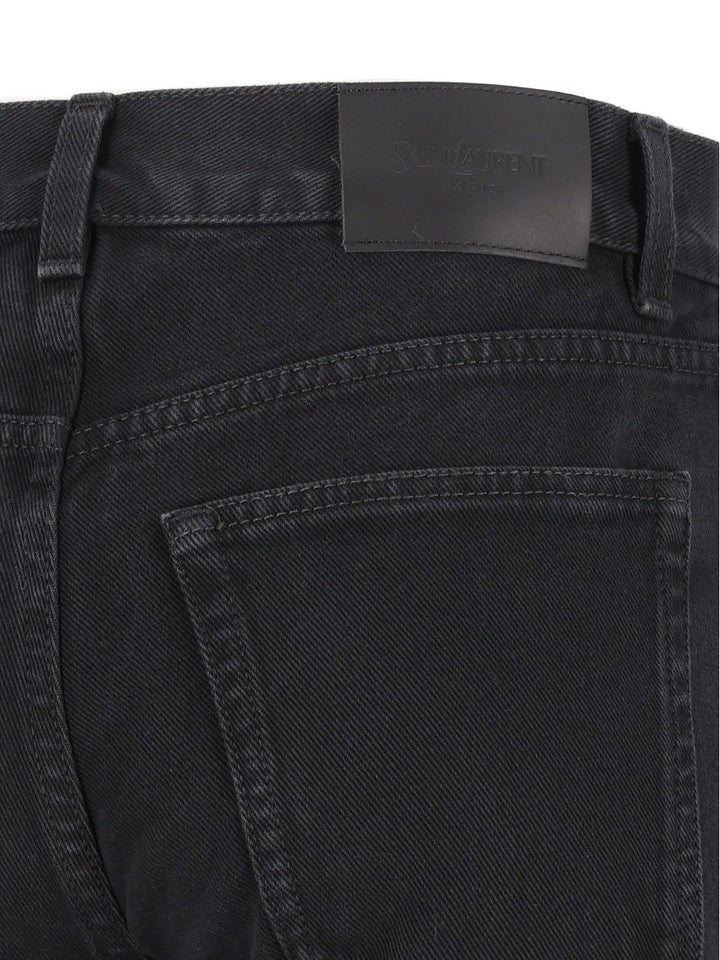 Saint Laurent Straight Jeans - Black | 1fa2247becb575348cdd82fcfd23db224de98d06