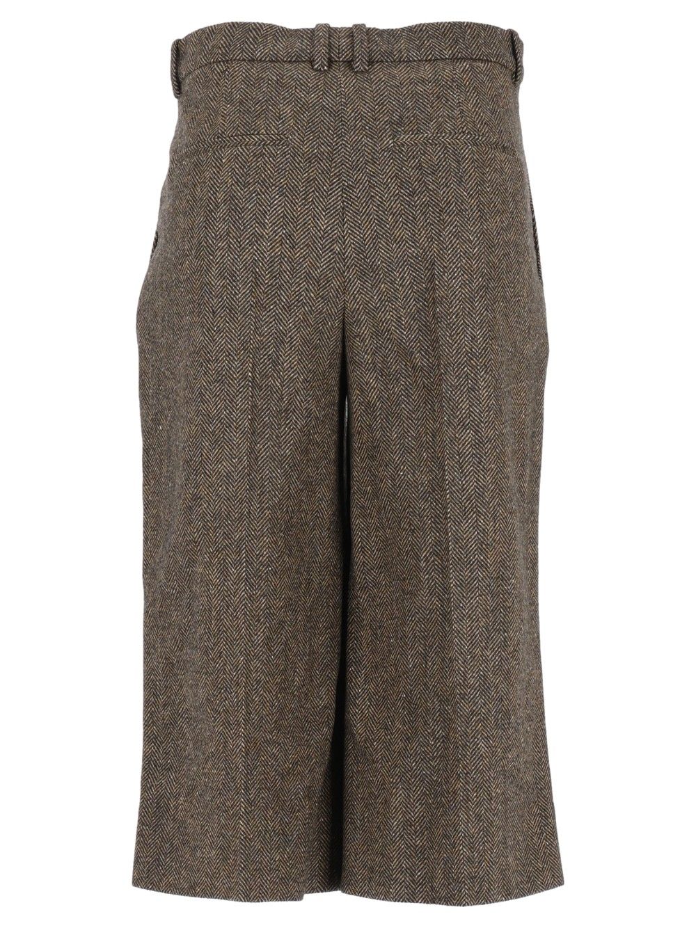 Saint Laurent Culottes Trousers - Brown | 75198022ded2409d91b77eef68a9add05113c671