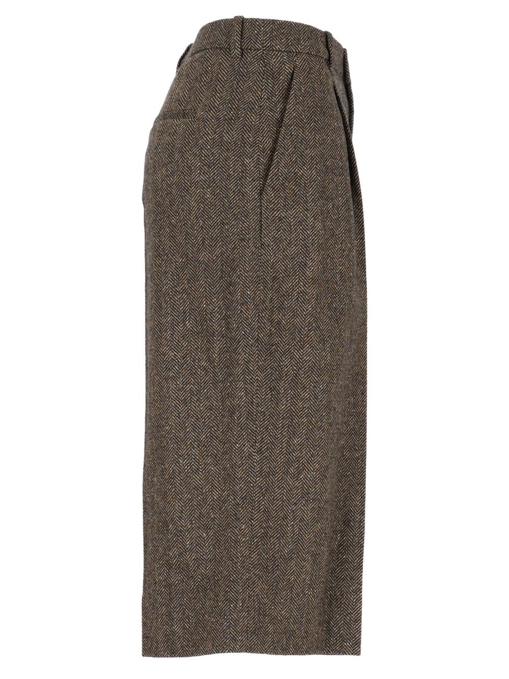 Saint Laurent Culottes Trousers - Brown | 1f5ba11f7290dbee3a9498916b54b1f16ceb3cdb