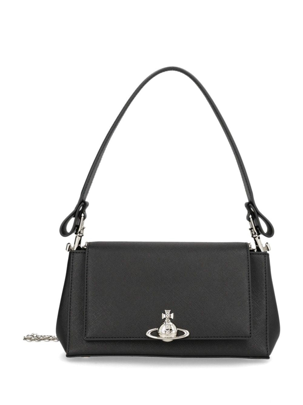 Vivienne Westwood Hazel Shoulder Bags - Black | d61378a69708cf2af77e1f9a3169830222caf82b