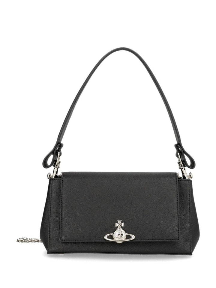 Vivienne Westwood Hazel Shoulder Bags - Black | d61378a69708cf2af77e1f9a3169830222caf82b
