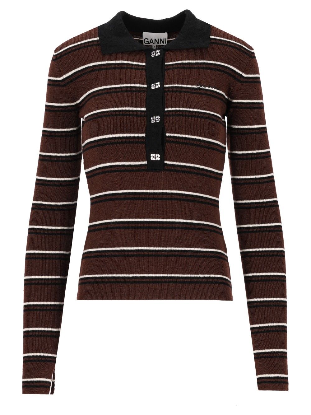 Ganni  Polo shirt - Multicolor | 2673d777ac7da5d04e2efa0809f7a4e42d94a03e