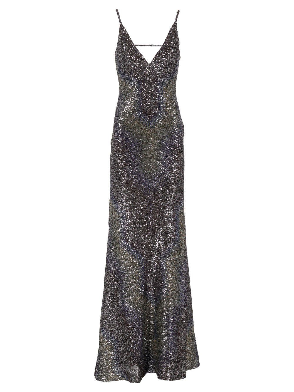 Missoni Caperdoni - Long Dress Textured Tonal Sequins Dresses - Multicolor | d2192d7a4c2649f489706df8680519d935a9ce9b