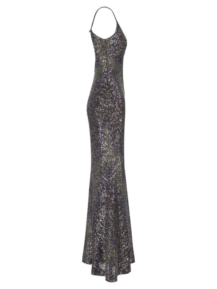Missoni Long Dress With Low Back And Sequins Dresses - Multicolor | 53167afe29d312743c5c772e254e8a6cdc236686