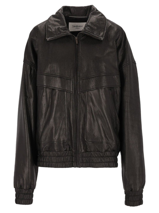 Balloon Lambskin Jacket Jackets Black