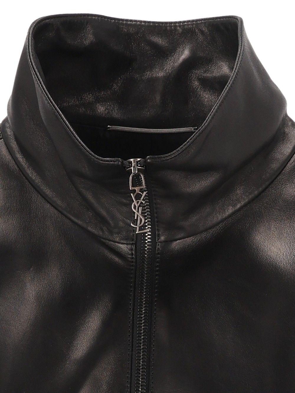 Saint Laurent Cassandre Lambskin Jacket Jackets - Black | 4a8c1984ea4b60b82ac217beb5c30aa65ee52a3b